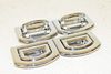 Audi A5 F5 16- Trunk Lashing eyelets Lashing eyes SET 4 pieces chrome original