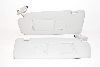 Audi A7 4G 15- Sun visor with mirror right and left + document clip moon silver FT9