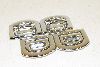 Audi A5 F5 16- Trunk lashing eyes lashing eyes SET 4 pieces chrome ORIGINAL MINT CONDITION