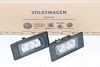 Audi A4 8K B8 12-15 Kennzeichenbeleuchtung SET Links und Rechts LED ORIGINAL