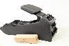Audi A5 8F 12-17 Center console panel cover + armrest LEATHER black ORIGINAL SET