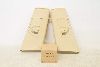 Audi A5 8T 07-12 B pillar trim left + right SET Pashmina beige TD8 ORIGINAL Sportback