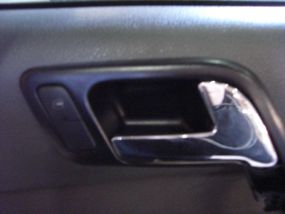 VW Polo 9N 02-05 Schalter Fensterheber VR mit Griff Schnalle